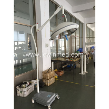 Mobile operating lamp with battery floor type